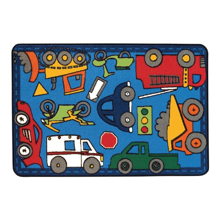 Primary Image of Wheels on the Go KID$ Value Rug - 4' x 6' Rectangle