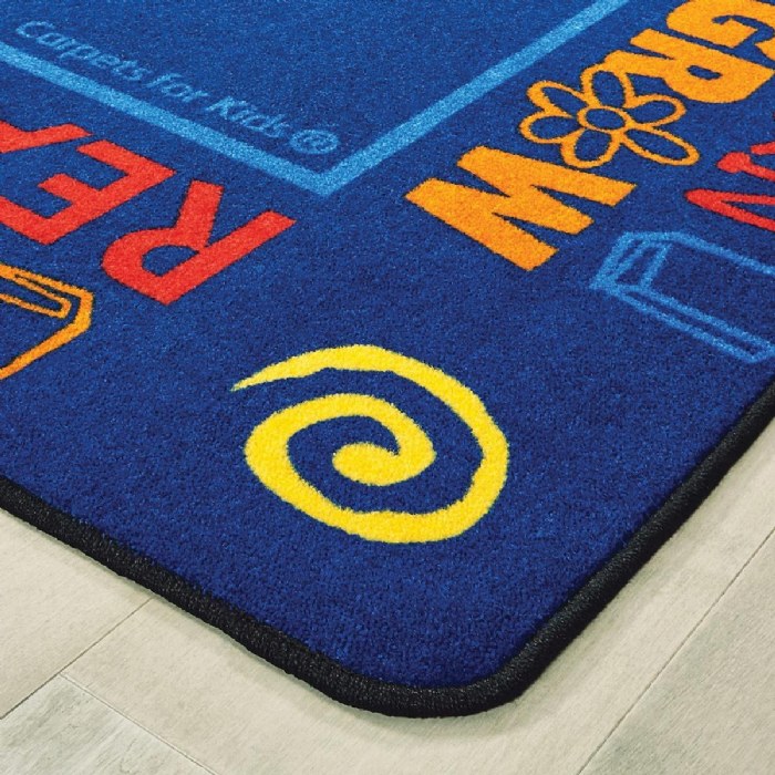 Alternate Image #1 of Read to Dream Border Rug - 4' x 6' Rectangle