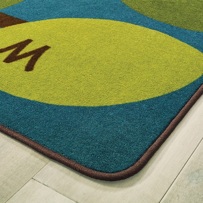 Alternate Image #1 of Owl-phabet Tree - 4' x 6' Rectangle Carpet