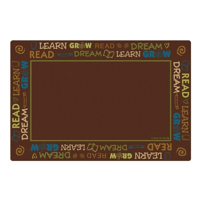 Primary Image of Read to Dream Border Rug - Nature - Rectangle