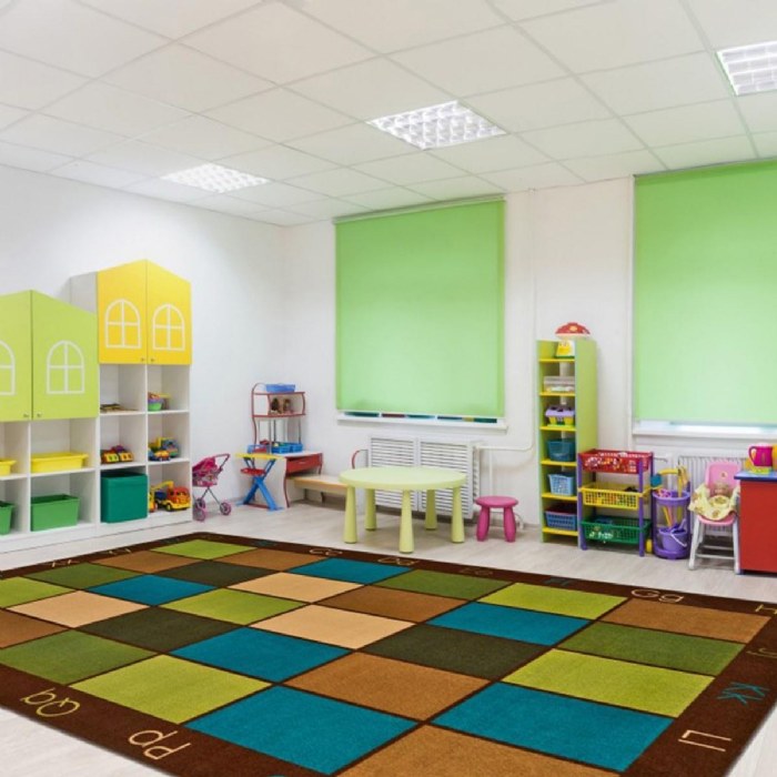 Alternate Image #1 of Nature's Colors Seating Squares - Set of 30 - 7'6" x 12'