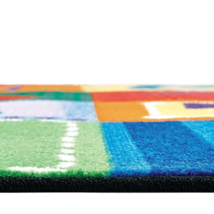 Alternate Image #1 of Toddler Alphabet Blocks Carpet - 8' x 12'