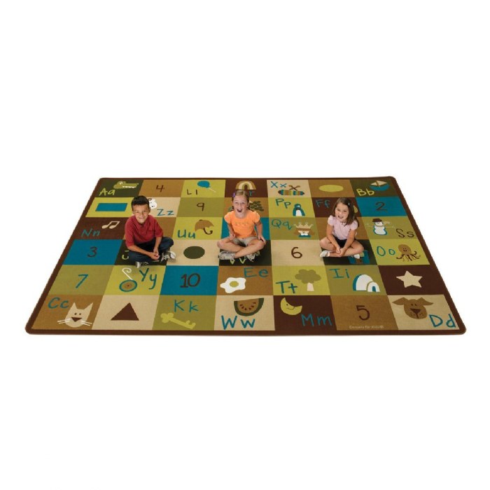 Alternate Image #1 of Learning Blocks Carpet - Nature - 8'4" x 11'8" Rectangle