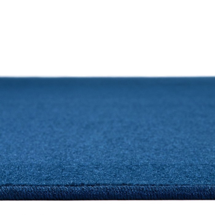 Alternate Image #1 of Mt. Shasta Solid Color Carpet - Ocean Blue - 4' x 6' Rectangle