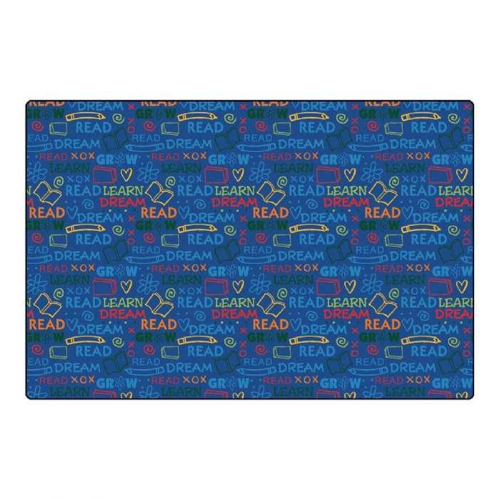 Primary Image of Read to Dream Pattern Rug - 6' x 9' Rectangle