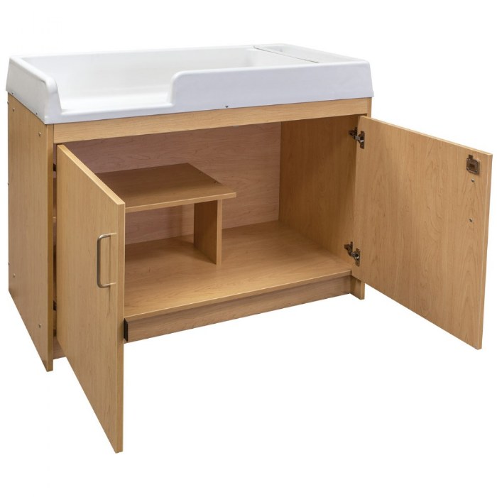 Alternate Image #1 of Infant Changing Table - Natural