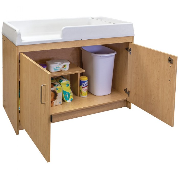 Alternate Image #1 of Infant Changing Table - Natural