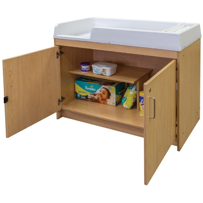 Alternate Image #1 of Infant Changing Table - Natural