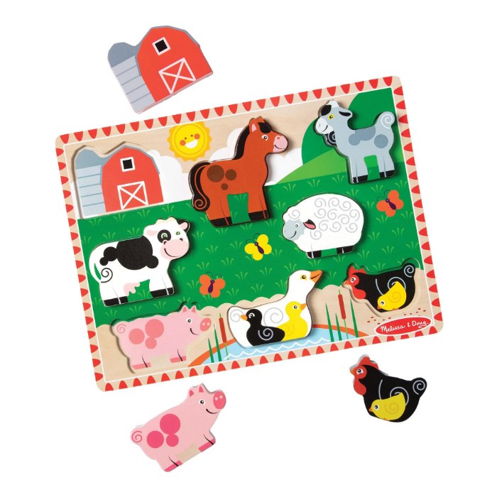 Alternate Image #1 of Chunky Raised Puzzles - Set of 6