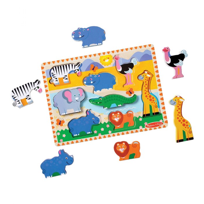 Alternate Image #1 of Chunky Raised Puzzles - Set of 6