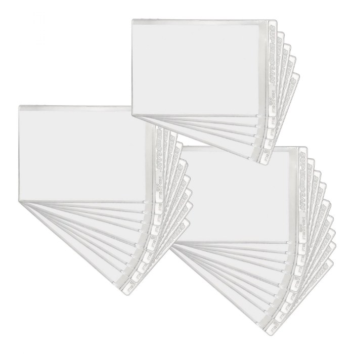 Primary Image of Self-Adhesive Pocket Labels - Set of 25