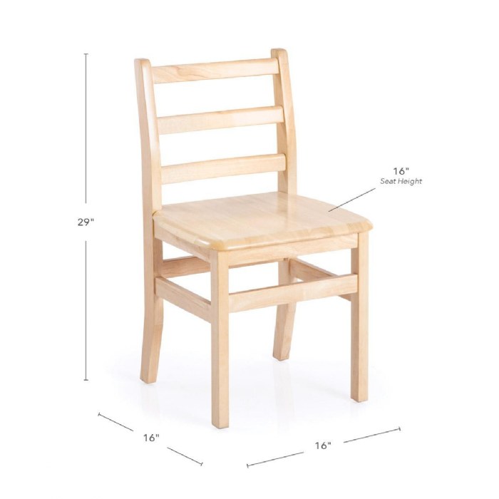 Alternate Image #1 of Classic Carolina Chair - 16" Seating Height - Single