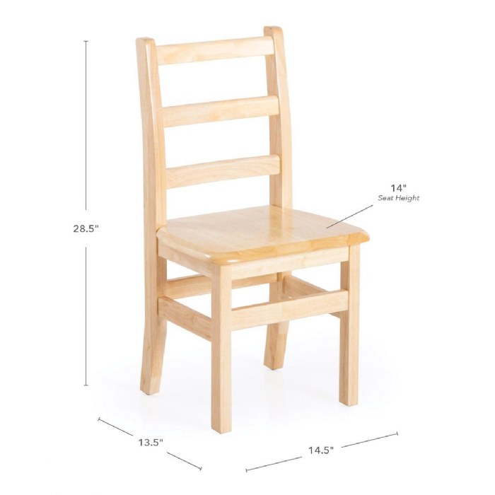 Alternate Image #1 of Classic Carolina Chairs - 14" Seat Height - Set of 2