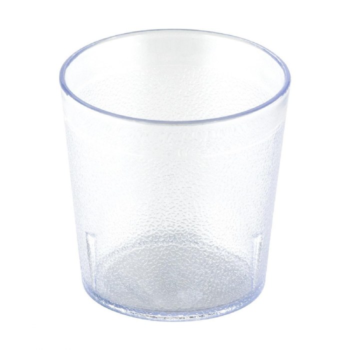 Alternate Image #1 of 9 oz. Clear Stackable Tumbler - Set of 12