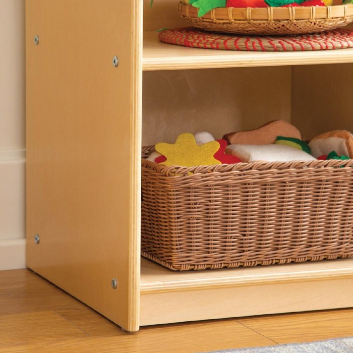 Alternate Image #1 of Carolina Birch Plywood 24" 5-Compartment Storage Unit - Solid Back