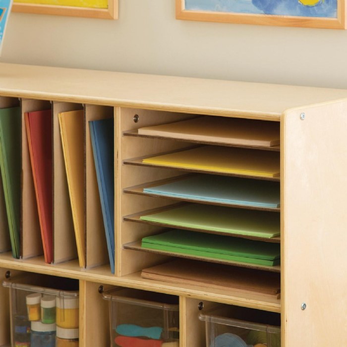 Alternate Image #1 of Carolina Birch Plywood Multi-Section Storage Unit with 15 Cubbies