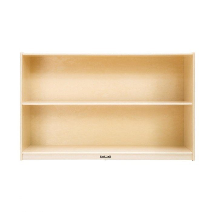 Alternate Image #1 of Carolina 2-Shelf Storage - Solid Back