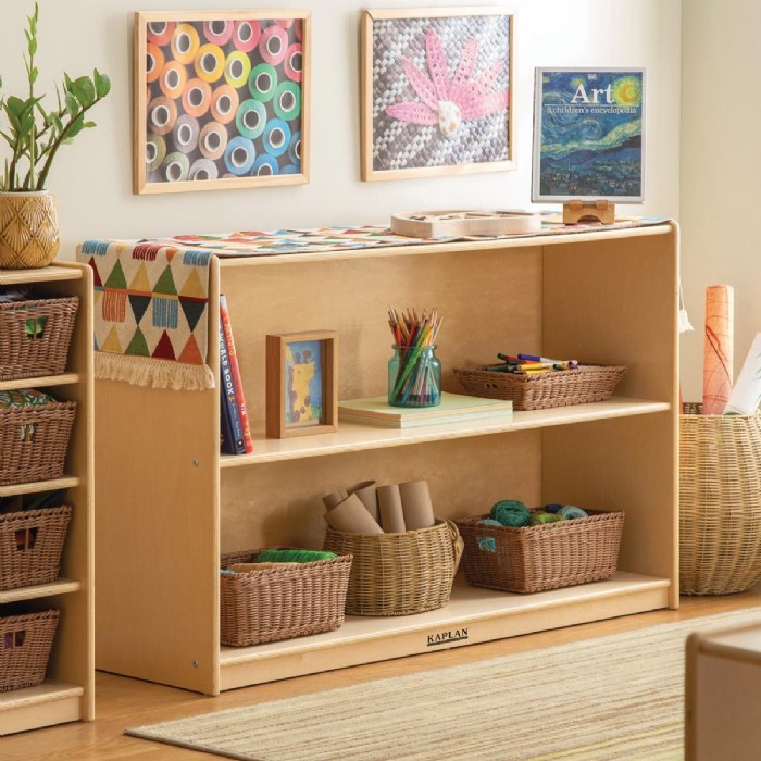 Alternate Image #1 of Carolina 2-Shelf Storage - Solid Back