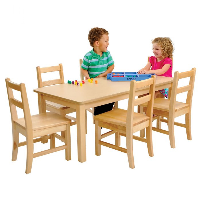 Alternate Image #1 of Carolina Laminate 30" x 48" Rectangle Tables In Varied Heights - Seats 6