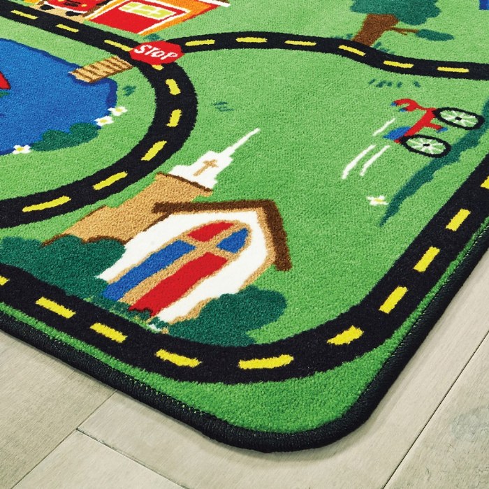 Alternate Image #1 of Cruisin' Around the Town Carpet - 6' x 9' Rectangle