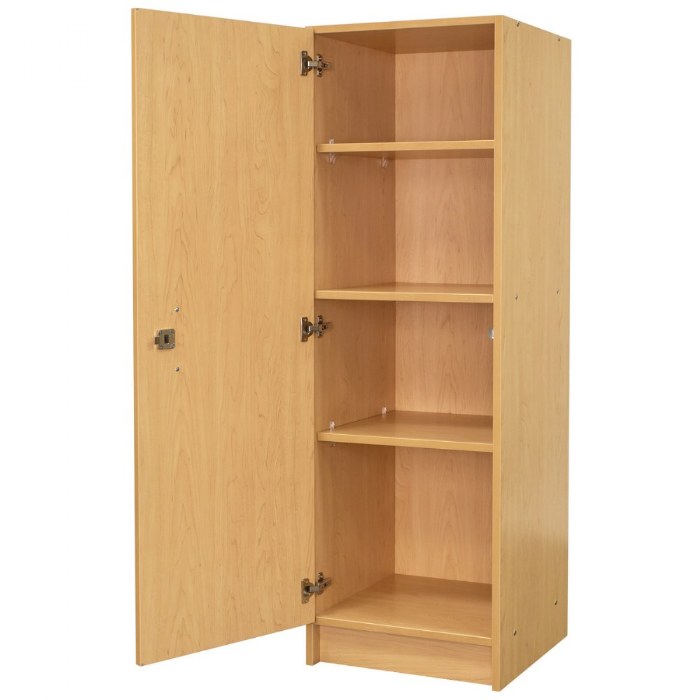 Alternate Image #1 of Nature Color Teacher Storage Cabinet - Natural