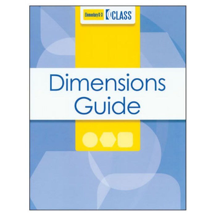 Primary Image of CLASS&reg; Dimensions Guide - K-3 - English