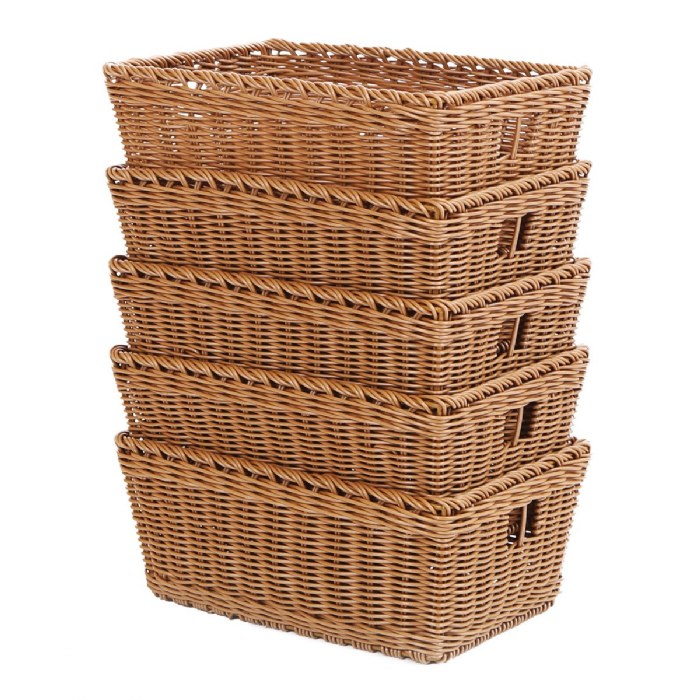Primary Image of Washable Wicker Baskets - Small - Set of 20