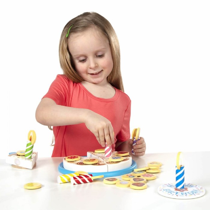 Alternate Image #1 of Wooden Birthday Party Cake Set