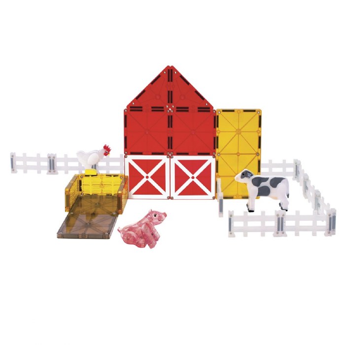 Alternate Image #1 of MAGNA-TILES&reg; Farm Animals - 25 Piece Set