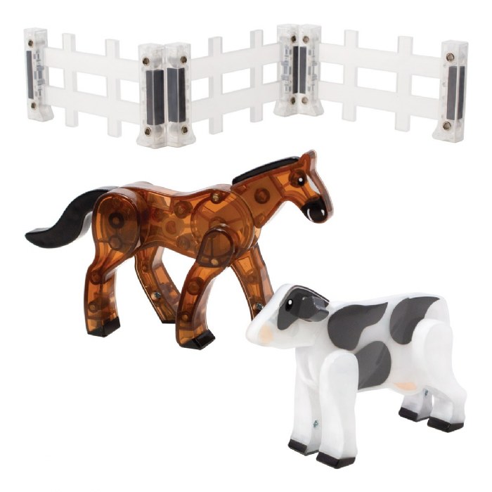 Alternate Image #1 of MAGNA-TILES&reg; Farm Animals - 25 Piece Set