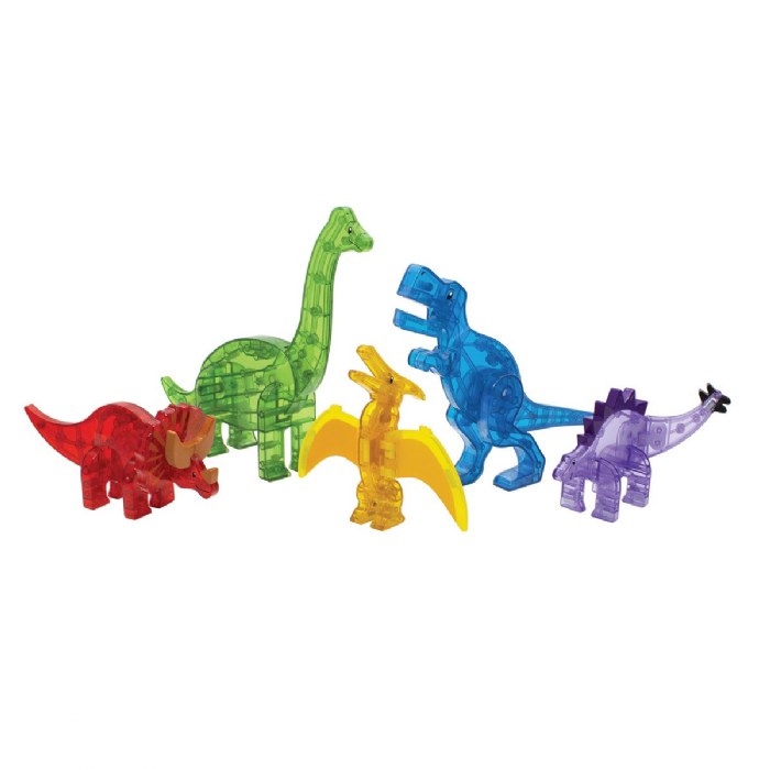 Primary Image of MAGNA-TILES&reg; Dinos - 5 Piece Set