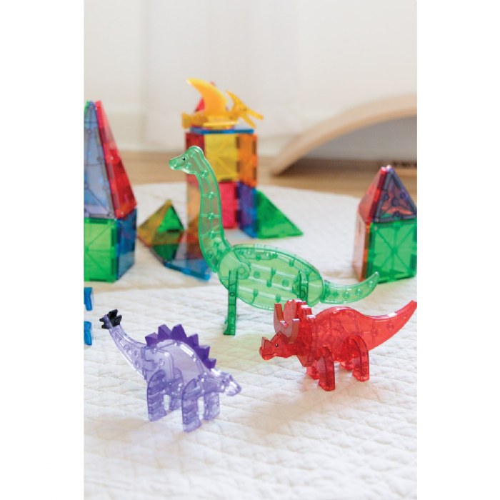 Alternate Image #1 of MAGNA-TILES&reg; Dinos - 5 Piece Set