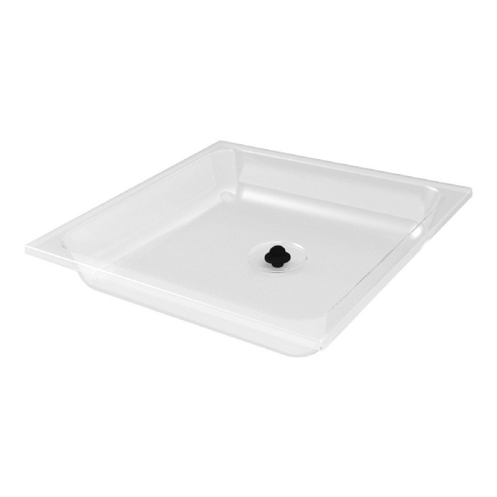 Primary Image of Clear Tray with Plug - 5" H