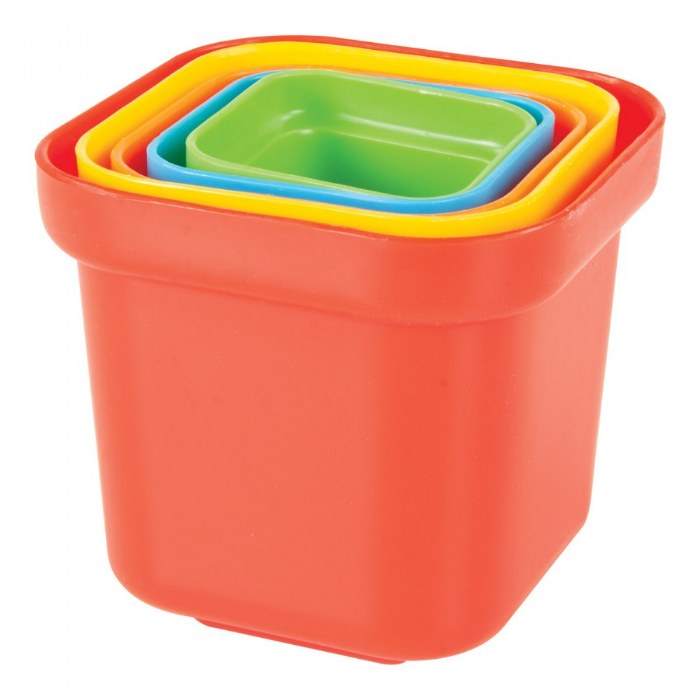 Alternate Image #1 of 5 Piece Colorful Toddler Stacking Tower