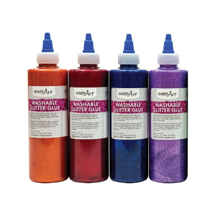 Alternate Image #1 of Glitter Glue - Set of 8