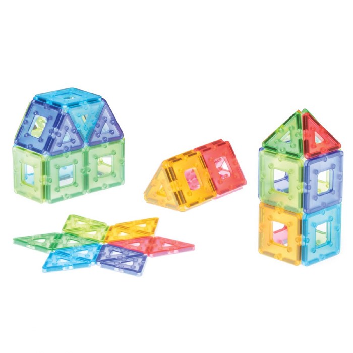 Primary Image of KinderMag Translucent Starter Set - Magnetic Building - 48 Pieces