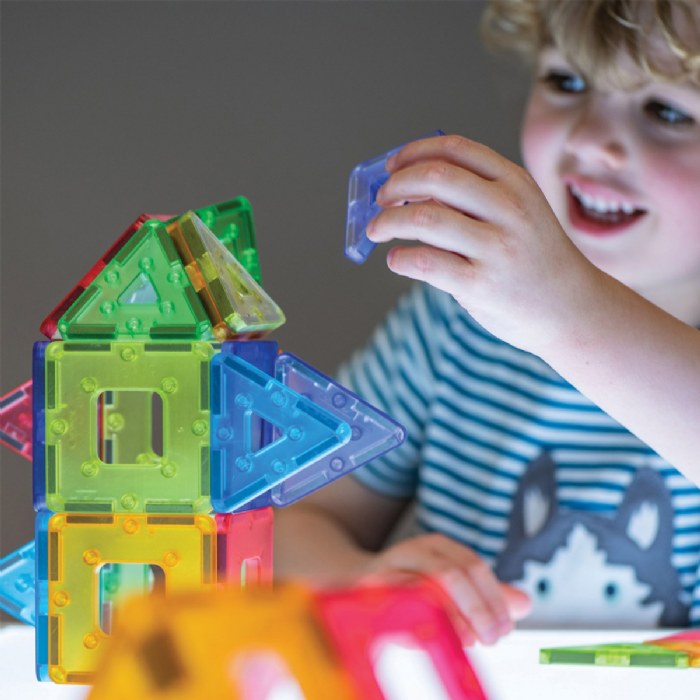 Alternate Image #1 of KinderMag Translucent Starter Set - Magnetic Building - 48 Pieces