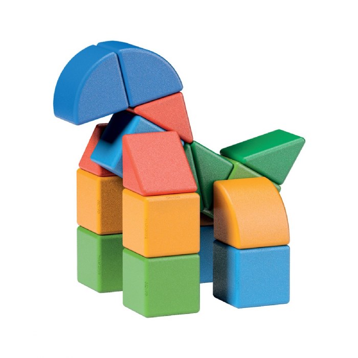 Alternate Image #1 of Magicube Magnetic Shapes - 25 Pieces