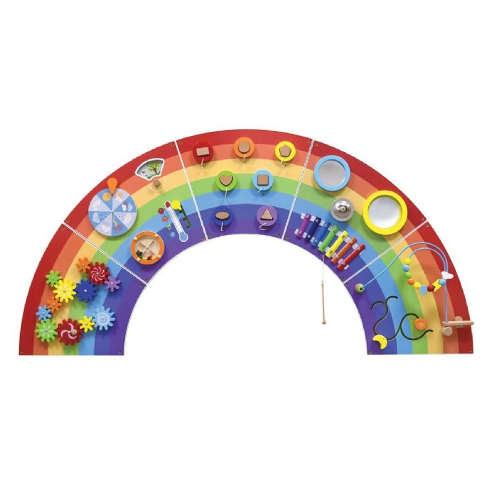 Primary Image of Interactive Rainbow Activity Wall Panels
