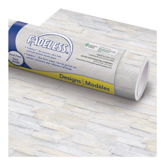 Alternate Image #1 of Fadeless Ledger Stone Paper Roll 50' x 48"