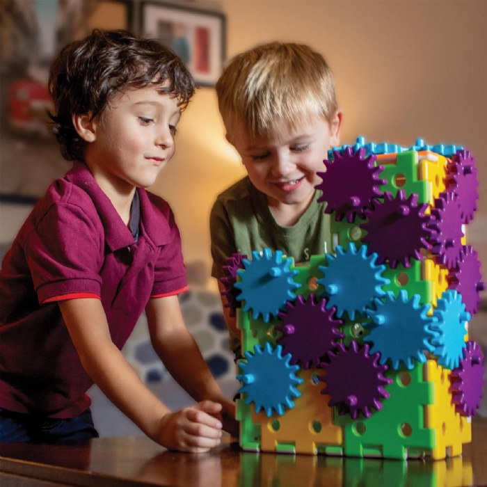 Alternate Image #1 of My First Polydron Gears Set - 36 Pieces