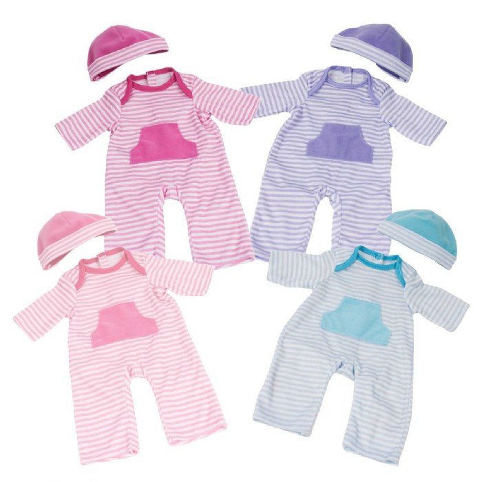 Primary Image of Outfits with Matching Hat for Dolls 14"-16" - Set of 4