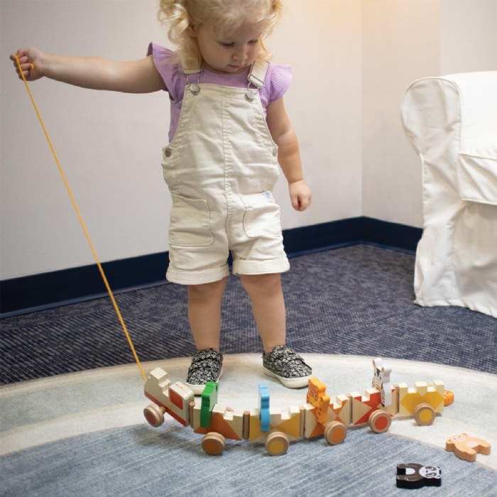 Alternate Image #1 of Trainimo Wooden Train and Jungle Animals