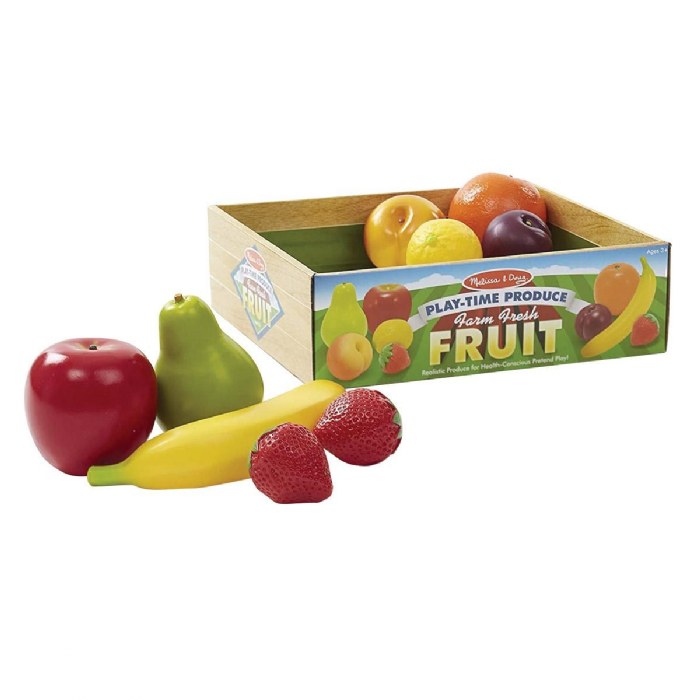 Alternate Image #1 of Play-Time Farm Fresh Fruits & Vegetables - 16 Pieces