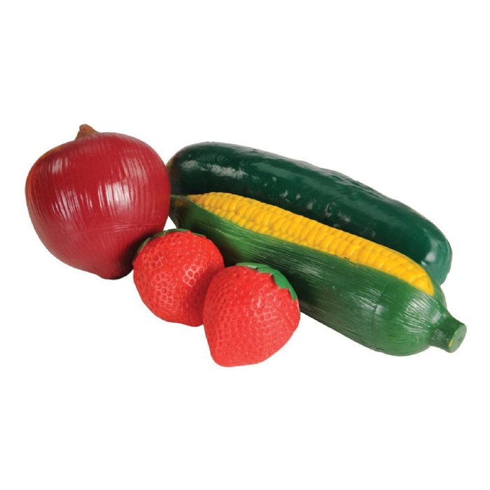 Alternate Image #1 of Play-Time Farm Fresh Fruits & Vegetables - 16 Pieces