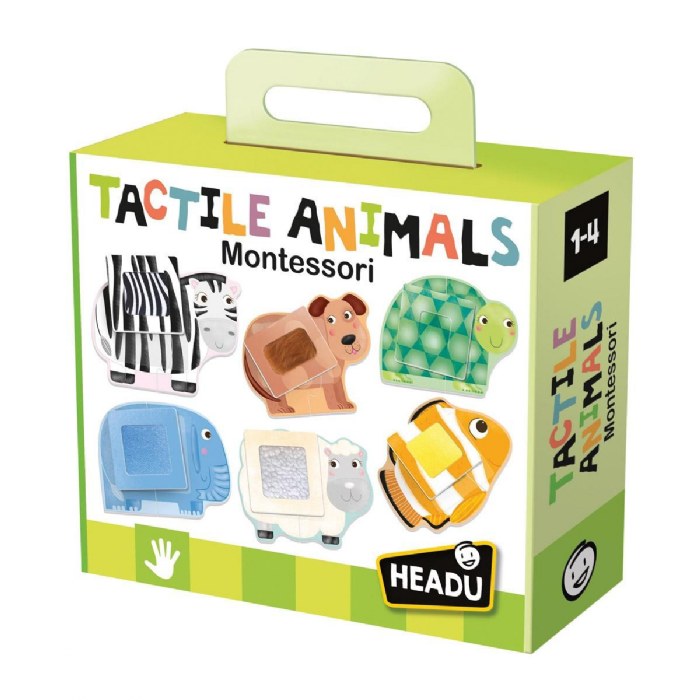 Alternate Image #1 of Montessori Tactile Animal Puzzle Game
