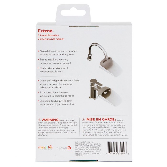 Alternate Image #1 of Extend&trade; Faucet Extender - Pack of 2