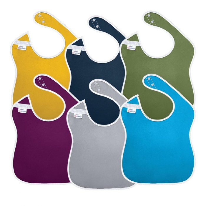 Primary Image of Side Snap Vinyl Bib Set of 6