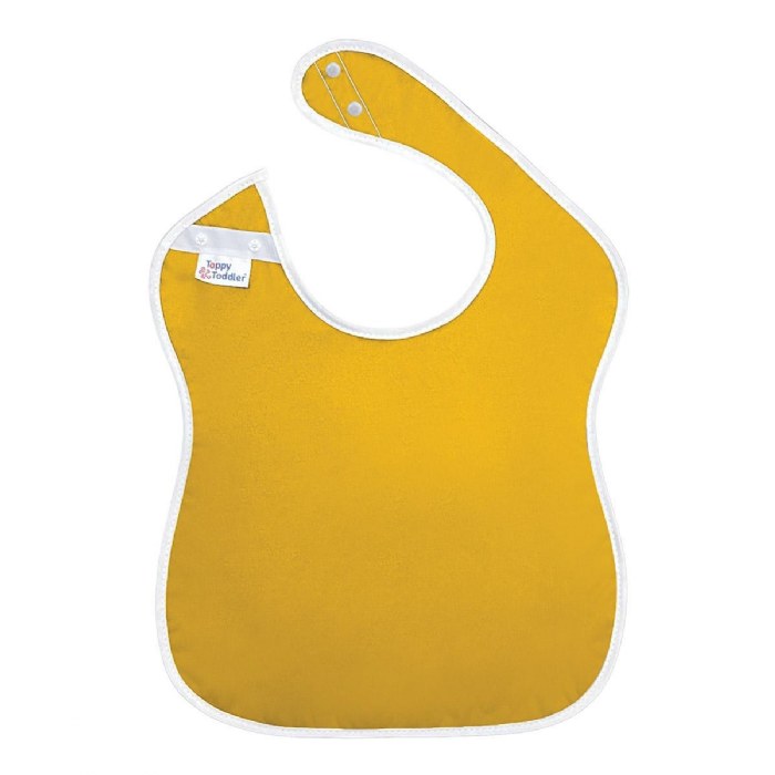 Alternate Image #1 of Side Snap Vinyl Bib Set of 6