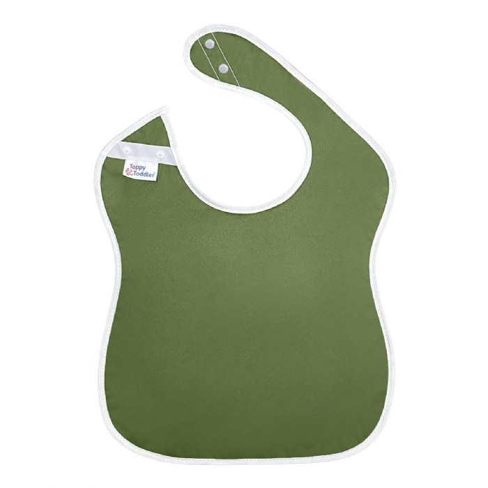 Alternate Image #1 of Side Snap Vinyl Bib Set of 6